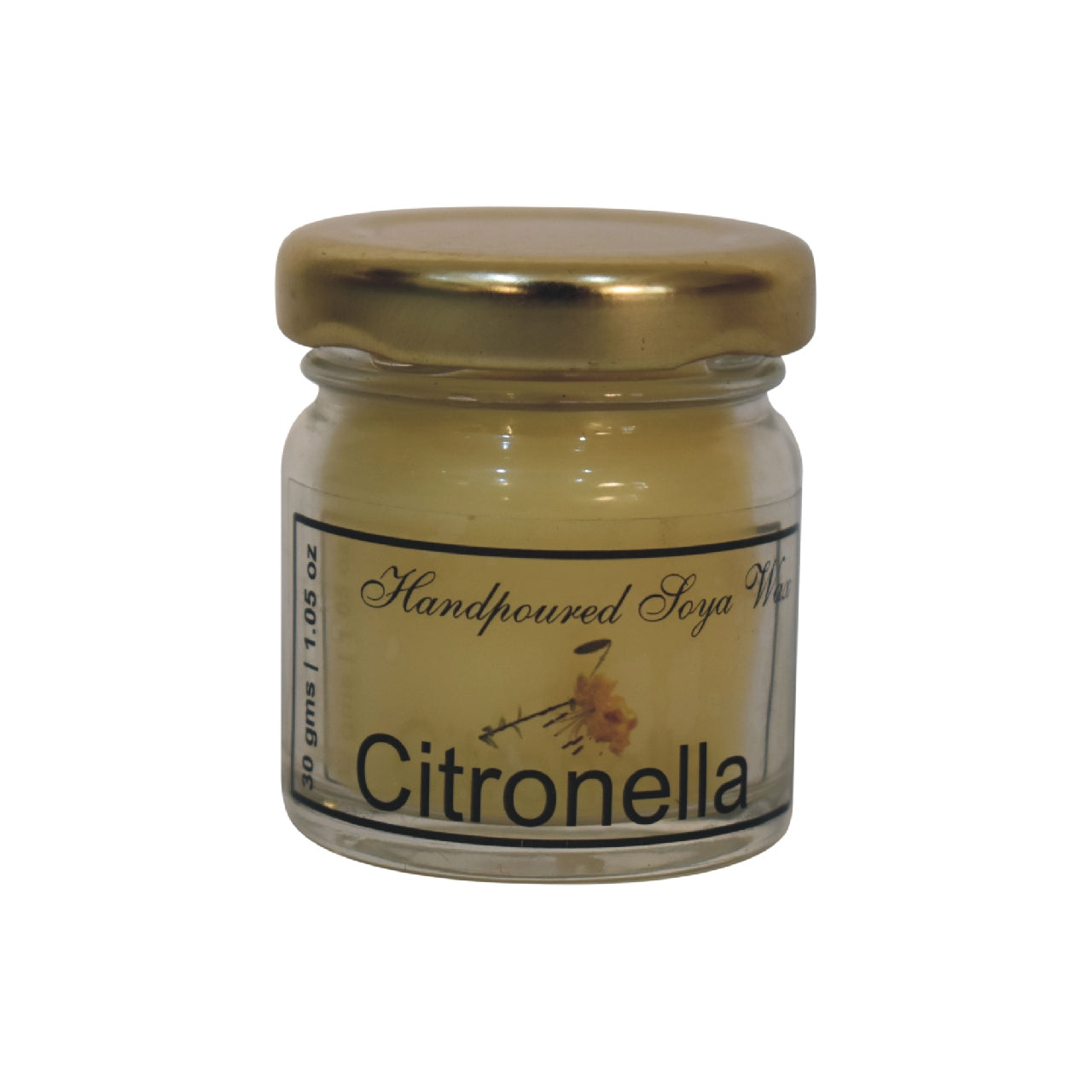 candle lemongrass, Lavender, Rose, Citronella, Jasmine