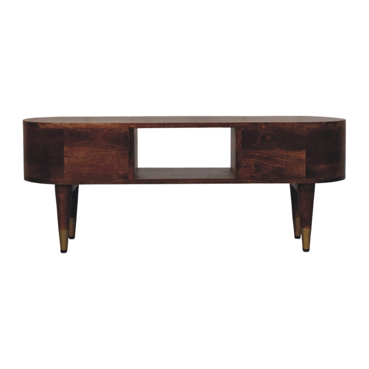 Media Unit - Two Drawer Open Slot