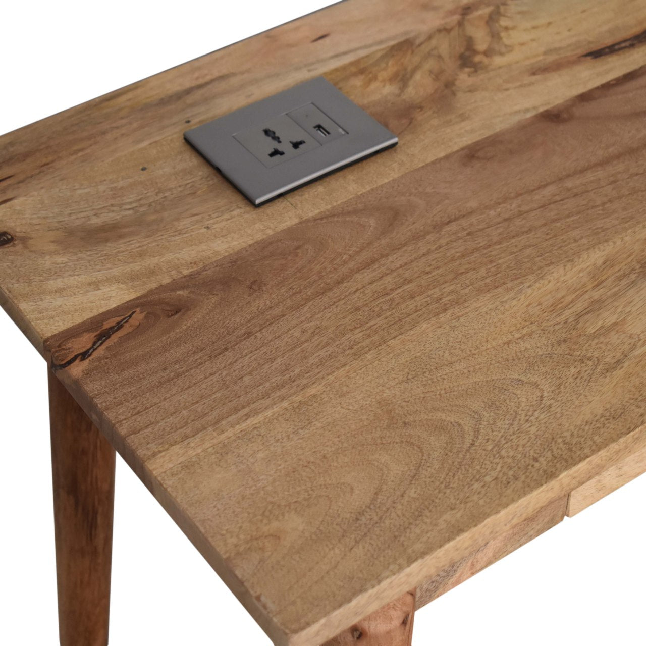 Writing Desk 2 Drawer Cable