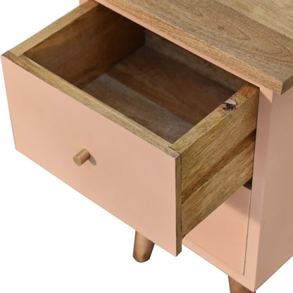 Bedside Blush Pink Hand Painted