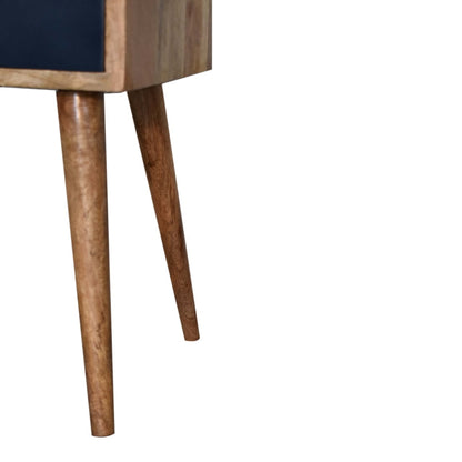 Hand Painted Bedside Mini Navy Blue