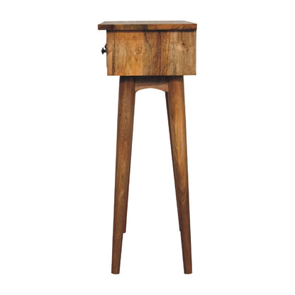 Mini Oak-ish Console Table
