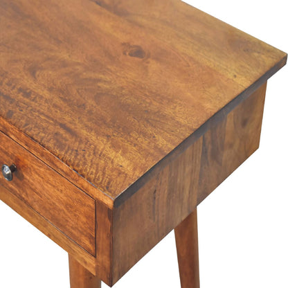Chestnut Console Table - Large 3 Drawer