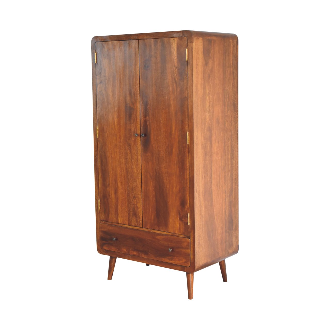 Chestnut Wardrobe - Curved