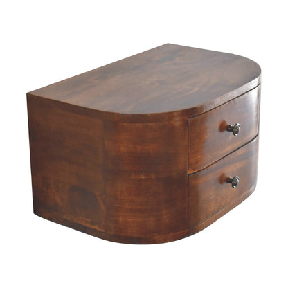 Floating Bedside Lunar 2 Drawer