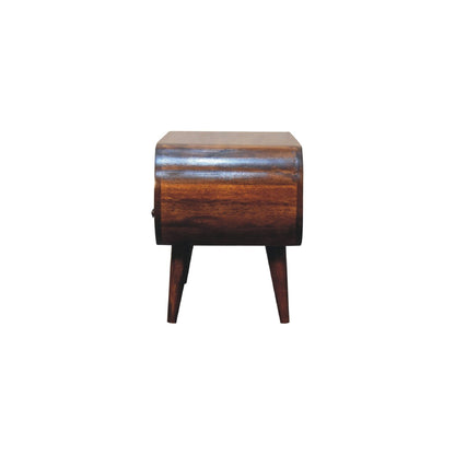 Chestnut TV Stand Circular