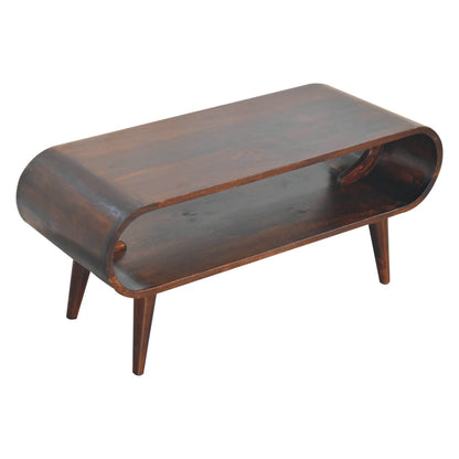 Walnut Coffee Table - Amaya Light