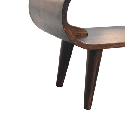 Walnut Coffee Table - Amaya Light