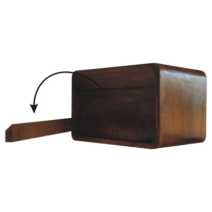 Chestnut Bedside Woven Wall Mounted