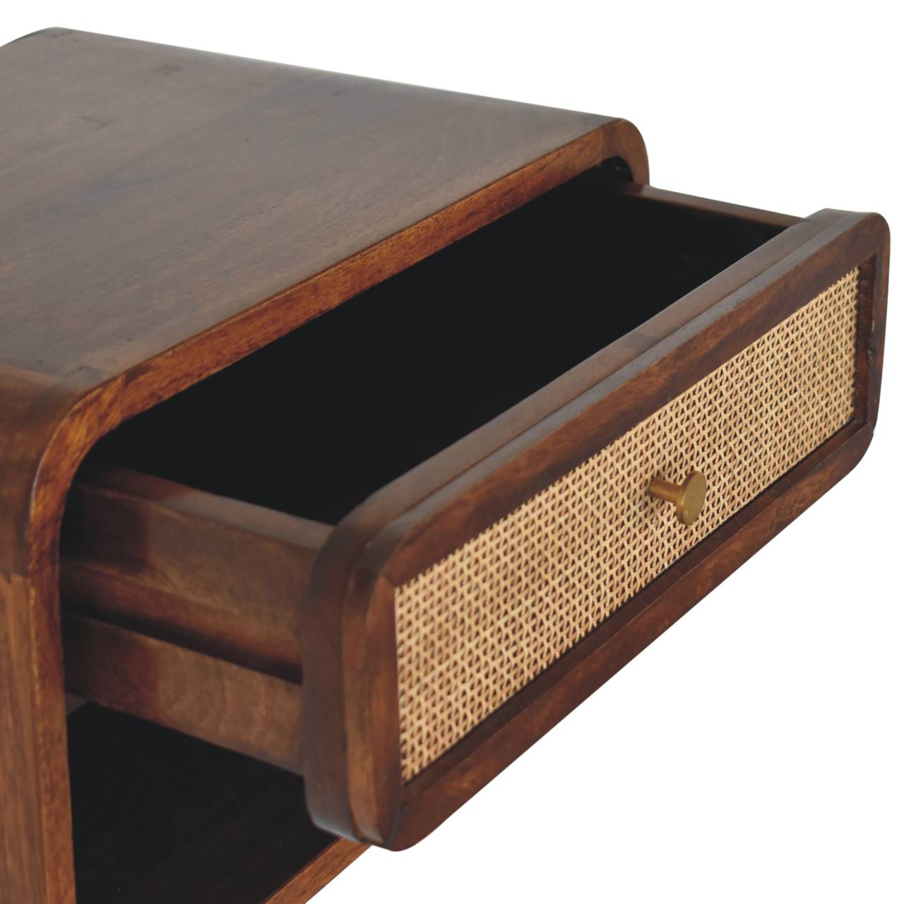 Chestnut Bedside Woven Wall Mounted