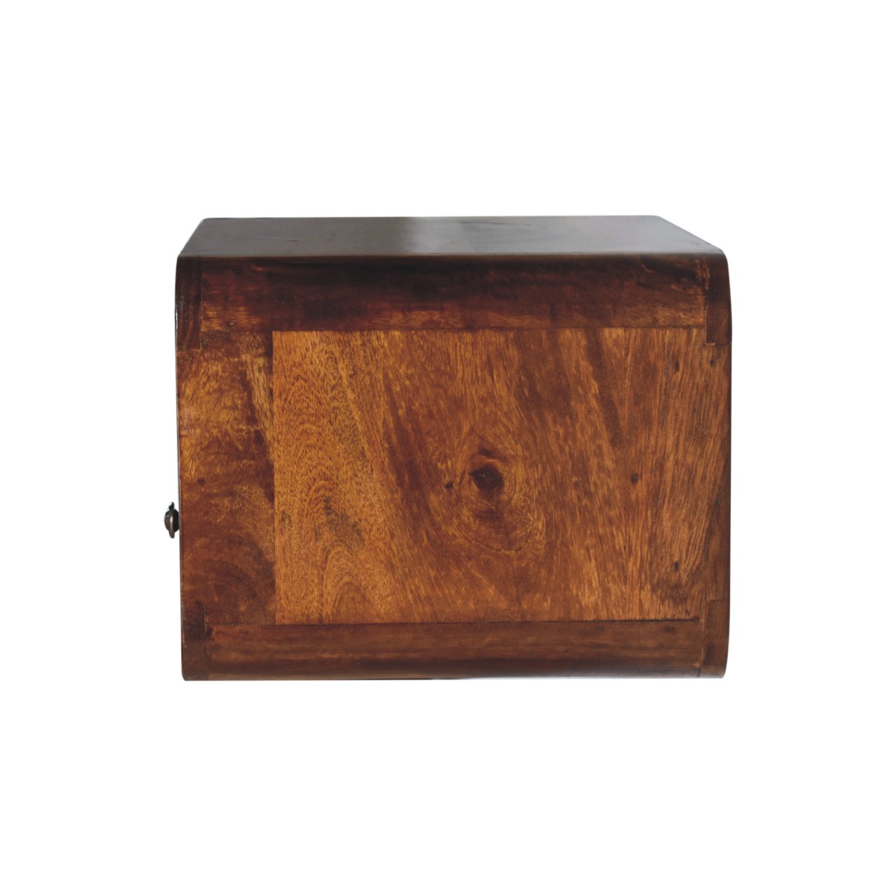Floating Bedside - Large Chestnut Curve Upper Slot