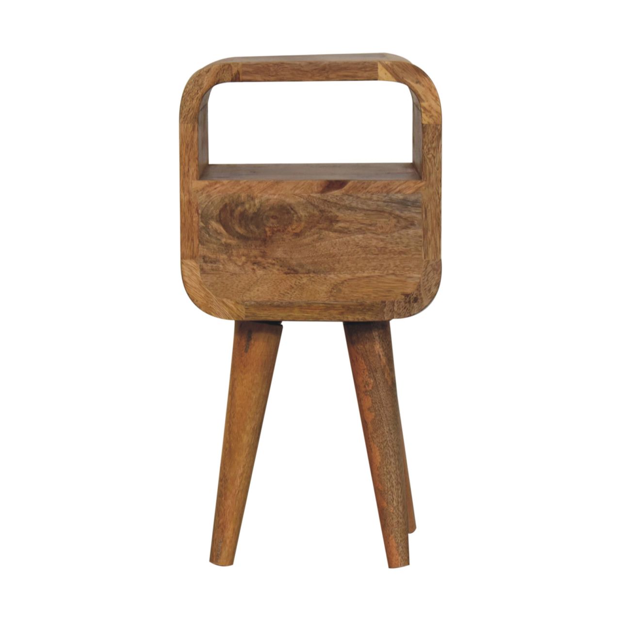 Oakish Bedside Extra Mini Curve
