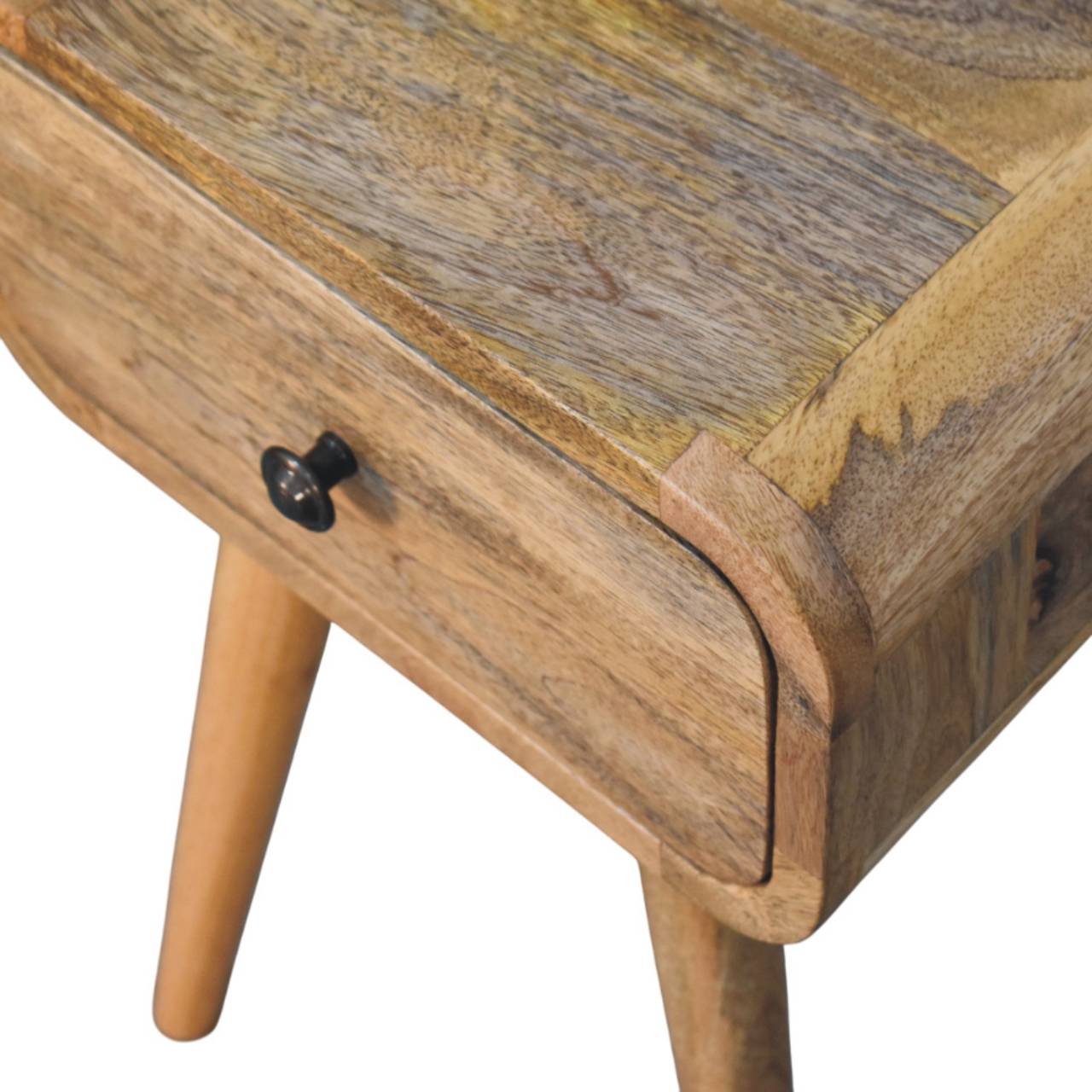 Oak-ish Bedside with 1 drawer - Avora Mini