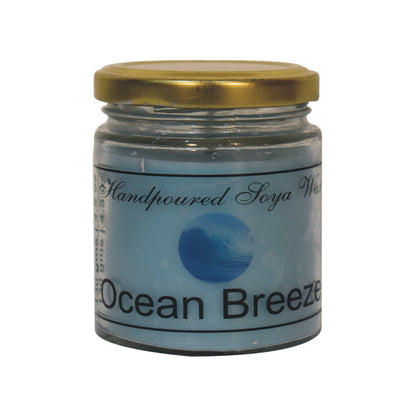 ocean breeze candle full view on white background 