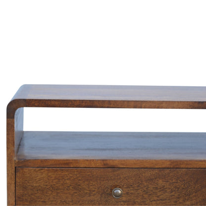 Chestnut Media Unit-Curved