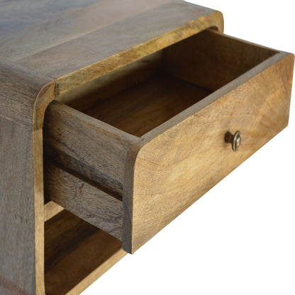 Floating Bedside Curve Open Slot
