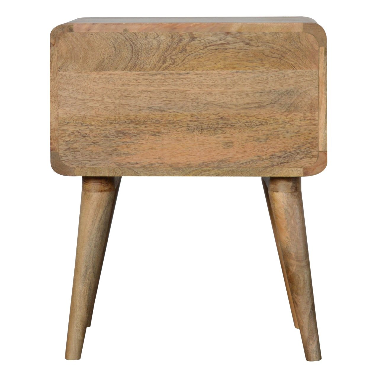 Oak-ish Bedside Curved