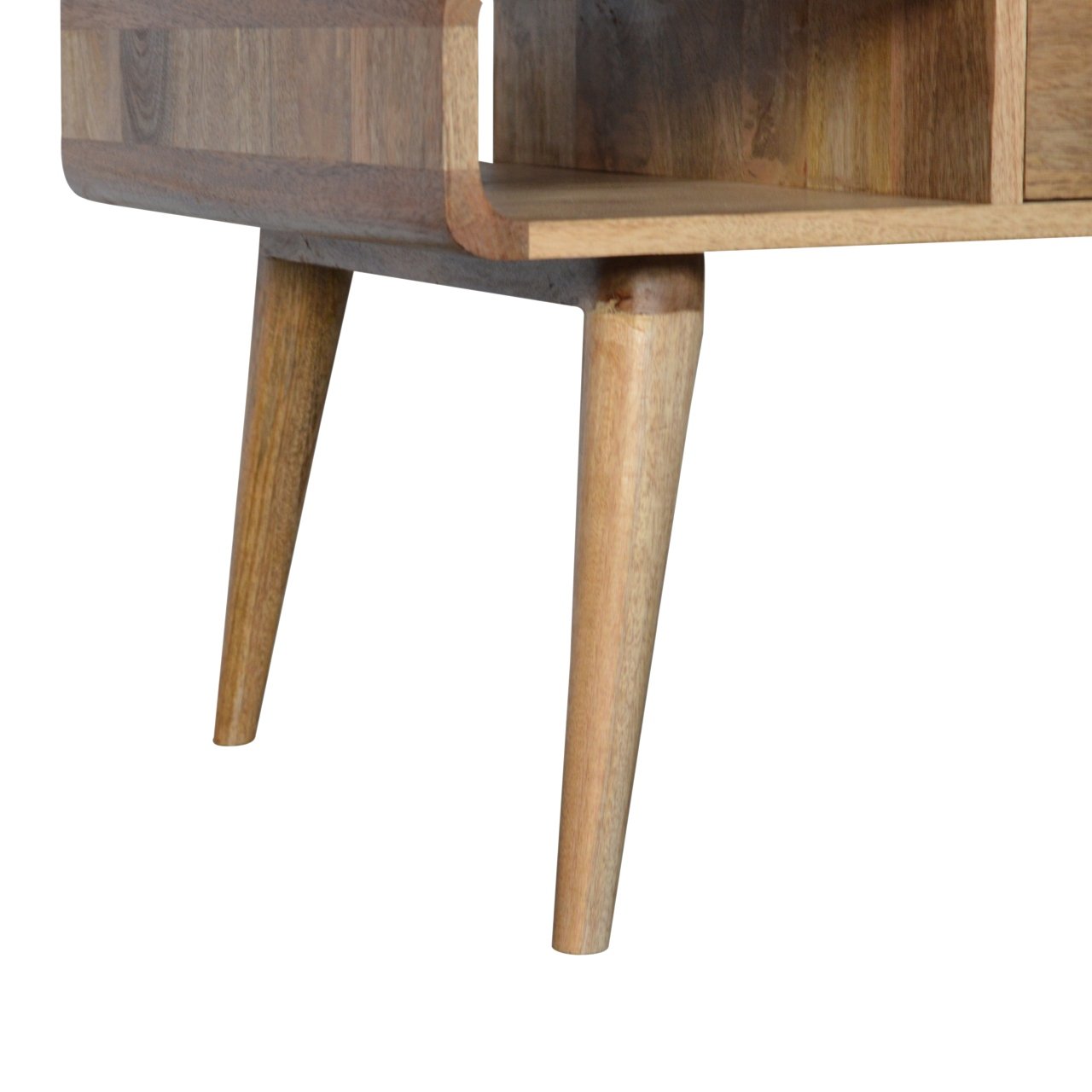 Oak-ish Coffee Table Curved