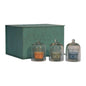 set of 3 candles, includes Citronella, Summer Tides and Lemongrass in a gift box